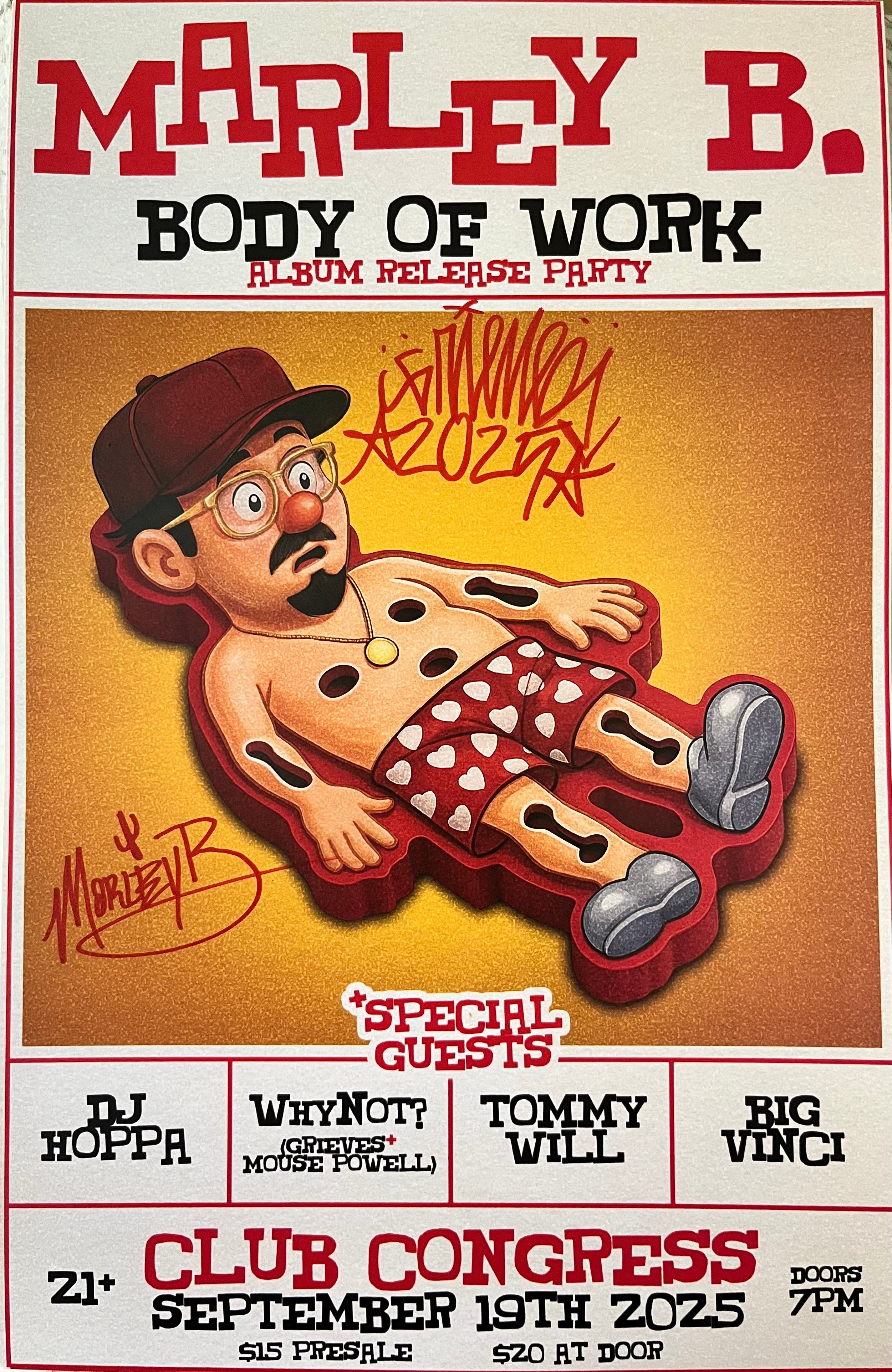 Signed Poster (Marley B./Grieves only)